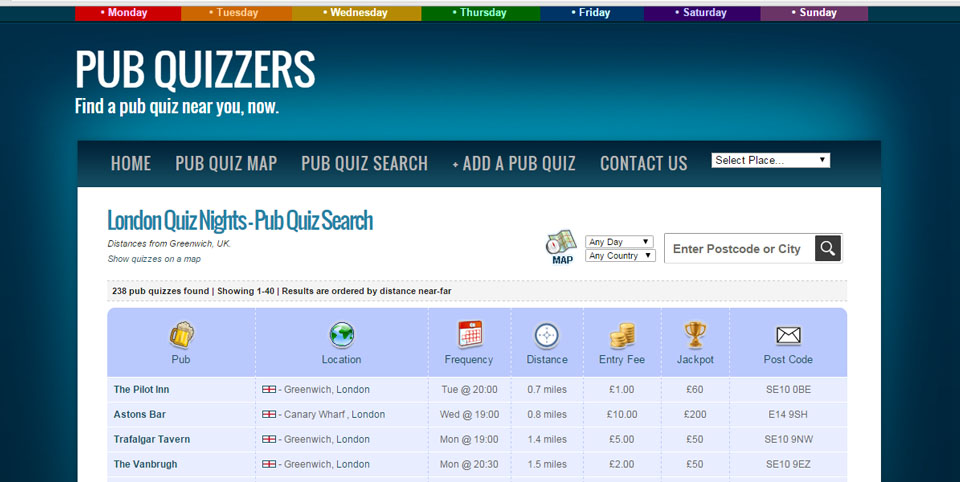 Que es un pub quiz web