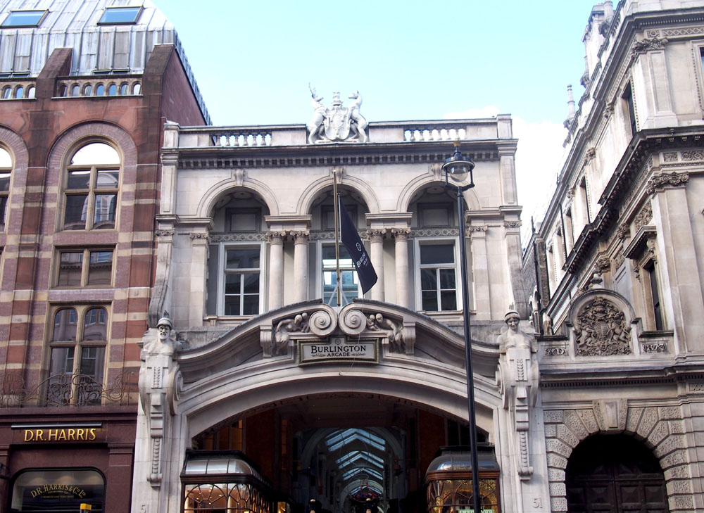 Piccadilly lugares que ver burlington arcade