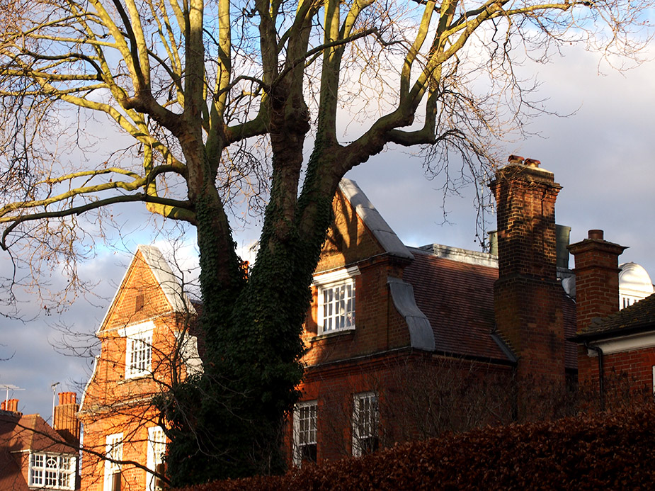 Casas de Hampstead tejados
